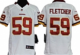 Youth Nike Washington Redskins #59 London Fletcher White Game Jerseys,baseball caps,new era cap wholesale,wholesale hats