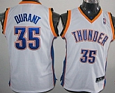 Youth Oklahoma City Thunder #35 Durant White Authentic Jerseys,baseball caps,new era cap wholesale,wholesale hats