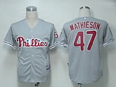 Youth Philadelphia Phillies #47 Mathieson Gery Cool Base Jerseys,baseball caps,new era cap wholesale,wholesale hats