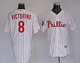 Youth Philadelphia Phillies #8 Victorino White Jerseys,baseball caps,new era cap wholesale,wholesale hats