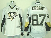 Youth Pittsburgh Penguins #87 Sidney Crosby White Jerseys,baseball caps,new era cap wholesale,wholesale hats