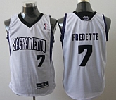 Youth Sacramento Kings #7 Fredette White Authentic Jerseys