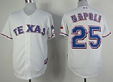 Youth Texas Rangers #25 Mike Napoli White Jerseys,baseball caps,new era cap wholesale,wholesale hats