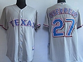 Youth Texas Rangers #27 GUERRERO Gray Jerseys,baseball caps,new era cap wholesale,wholesale hats