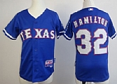 Youth Texas Rangers #32 Josh Hamilton Blue Jerseys,baseball caps,new era cap wholesale,wholesale hats