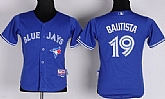 Youth Toronto Blue Jays #19 Jose Bautista 2012 Blue Jerseys,baseball caps,new era cap wholesale,wholesale hats