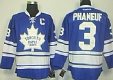 Youth Toronto Maple Leafs #3 Dion Phaneuf Blue Third Jerseys,baseball caps,new era cap wholesale,wholesale hats