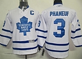 Youth Toronto Maple Leafs #3 Phaneuf White with C Patch Jerseys,baseball caps,new era cap wholesale,wholesale hats