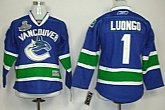 Youth Vancouver Canucks #1 Luongo 2011 Stanley Cup Blue Jerseys,baseball caps,new era cap wholesale,wholesale hats