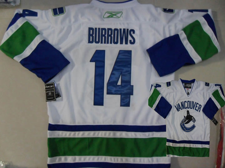 Youth Vancouver Canucks #14 white 2nd Jerseys