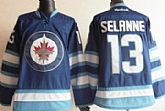 Youth Winnipeg Jets #13 Teemu Selanne 2012 Blue Jerseys,baseball caps,new era cap wholesale,wholesale hats