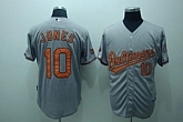 baltimore Orioles #10 jones gray Jerseys,baseball caps,new era cap wholesale,wholesale hats