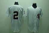 chicago White Sox #2 fox m&n white(black strip),baseball caps,new era cap wholesale,wholesale hats