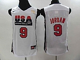 2012 Team USA Olympic Basketball #9 Jordan Retro White Jerseys,baseball caps,new era cap wholesale,wholesale hats