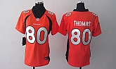 2013 Womens Nike Denver Broncos #80 Thomas Orange Game Jerseys,baseball caps,new era cap wholesale,wholesale hats