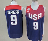 2014 FIBA Team USA #9 Demar DeRozan Swingman Navy Blue Jerseys,baseball caps,new era cap wholesale,wholesale hats