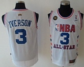 ALL-STAR #3 IVERSON White Swingman Throwback Jerseys,baseball caps,new era cap wholesale,wholesale hats