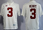 Alabama Crimson Tide #3 Derrick Henry 2013 White Limited Jerseys,baseball caps,new era cap wholesale,wholesale hats