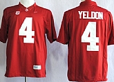 Alabama Crimson Tide #4 T.J Yeldon 2013 Red Limited Jerseys,baseball caps,new era cap wholesale,wholesale hats