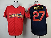 Anaheim Angels #27 Mike Trout 2014 All Star Red Jerseys,baseball caps,new era cap wholesale,wholesale hats
