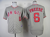 Anaheim Angels #6 Freese Grey Jerseys,baseball caps,new era cap wholesale,wholesale hats