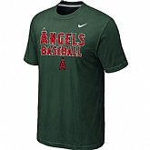 Anaheim Angels 2014 Home Practice T-Shirt - Dark Green,baseball caps,new era cap wholesale,wholesale hats