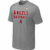 Anaheim Angels 2014 Home Practice T-Shirt - Light Grey,baseball caps,new era cap wholesale,wholesale hats