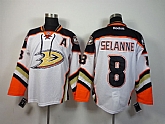 Anaheim Ducks #8 Teemu Selanne 2014 White Jerseys,baseball caps,new era cap wholesale,wholesale hats