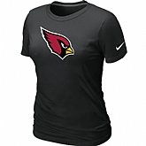 Arizona Cardinals Black Women's Logo T-Shirt,baseball caps,new era cap wholesale,wholesale hats