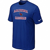 Arizona Cardinals Heart & Soul T-Shirt Blue,baseball caps,new era cap wholesale,wholesale hats