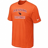 Arizona Cardinals Heart & Soul T-Shirt Orange,baseball caps,new era cap wholesale,wholesale hats