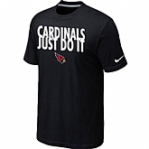 Arizona Cardinals Just Do It Black T-Shirt,baseball caps,new era cap wholesale,wholesale hats