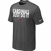 Arizona Cardinals Just Do It D.Grey T-Shirt,baseball caps,new era cap wholesale,wholesale hats