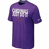 Arizona Cardinals Just Do It Purple T-Shirt,baseball caps,new era cap wholesale,wholesale hats