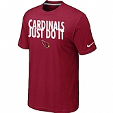 Arizona Cardinals Just Do It Red T-Shirt,baseball caps,new era cap wholesale,wholesale hats