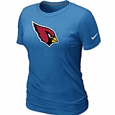 Arizona Cardinals L.blue Women's Logo T-Shirt,baseball caps,new era cap wholesale,wholesale hats