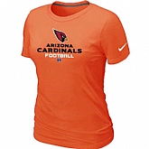 Arizona Cardinals Orange Women's Critical Victory T-Shirt,baseball caps,new era cap wholesale,wholesale hats