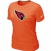 Arizona Cardinals Orange Women's Logo T-Shirt,baseball caps,new era cap wholesale,wholesale hats