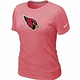 Arizona Cardinals Pink Women's Logo T-Shirt,baseball caps,new era cap wholesale,wholesale hats