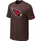 Arizona Cardinals Sideline Legend Authentic Logo T-Shirt Brown,baseball caps,new era cap wholesale,wholesale hats