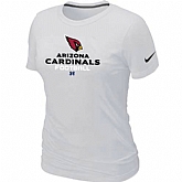 Arizona Cardinals White Women's Critical Victory T-Shirt,baseball caps,new era cap wholesale,wholesale hats