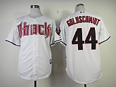 Arizona Diamondbacks #44 Goldschmidt White Jerseys,baseball caps,new era cap wholesale,wholesale hats