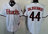 Arizona Diamondbacks #44 Paul Goldschmidt White Jerseys,baseball caps,new era cap wholesale,wholesale hats