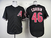 Arizona Diamondbacks #46 Patrick Corbin Black Jerseys,baseball caps,new era cap wholesale,wholesale hats