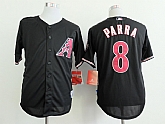 Arizona Diamondbacks #8 Parra Black Cool Base Jerseys,baseball caps,new era cap wholesale,wholesale hats