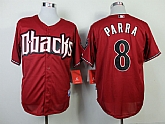 Arizona Diamondbacks #8 Parra Red Cool Base Jerseys,baseball caps,new era cap wholesale,wholesale hats