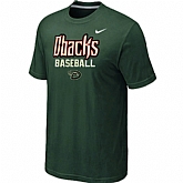 Arizona Diamondbacks 2014 Home Practice T-Shirt - Dark Green,baseball caps,new era cap wholesale,wholesale hats