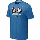 Arizona Diamondbacks 2014 Home Practice T-Shirt - light Blue,baseball caps,new era cap wholesale,wholesale hats
