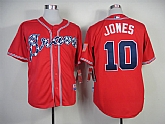 Atlanta Braves #10 Chipper Jones 2014 Red Jerseys,baseball caps,new era cap wholesale,wholesale hats