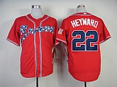 Atlanta Braves #22 Heyward 2014 Red Jerseys,baseball caps,new era cap wholesale,wholesale hats